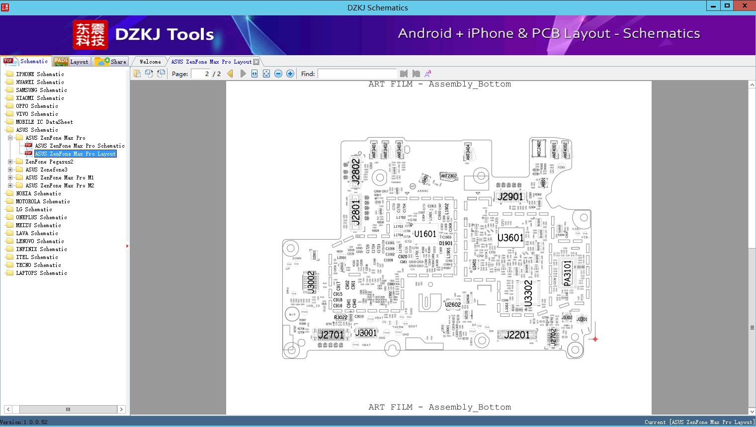 ASUS ZenFone Max Pro Layout